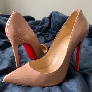 Christian Louboutin So Kate Nude Pumps